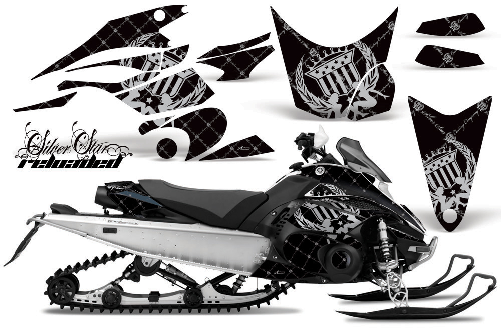 Yamaha FX Nytro Graphics Kit Reloaded SILVER BLACKBG